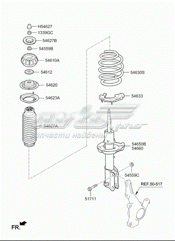 54650H8100 Hyundai/Kia 