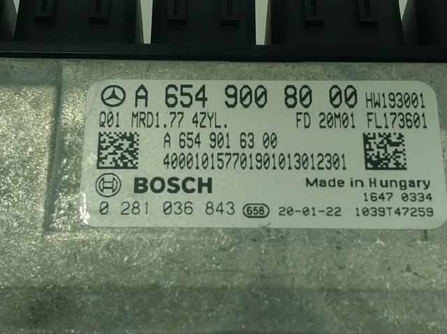 6549008000 Mercedes Мозги двигателя