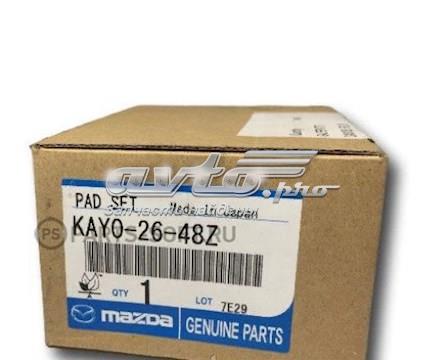 KAY02648Z Mazda задние колодки
