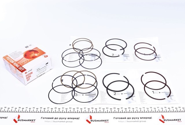 Кольца поршневые PRCHE491405000SET AMP/Paradowscy