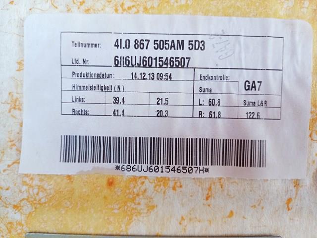 Обивка кузова VAG 4L0867505AM цена, от 101.35 USD