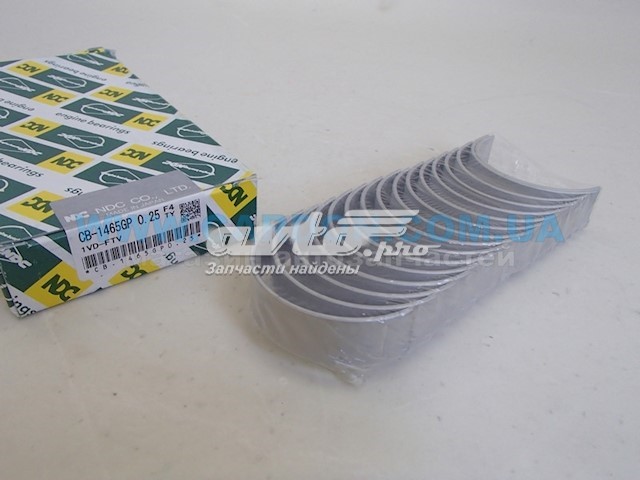 CB1465GP025 NDC Вкладыши коленвала шатунные комплект 1-й ремонт