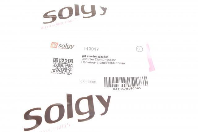 Прокладка радиатора масляного 113017 Solgy