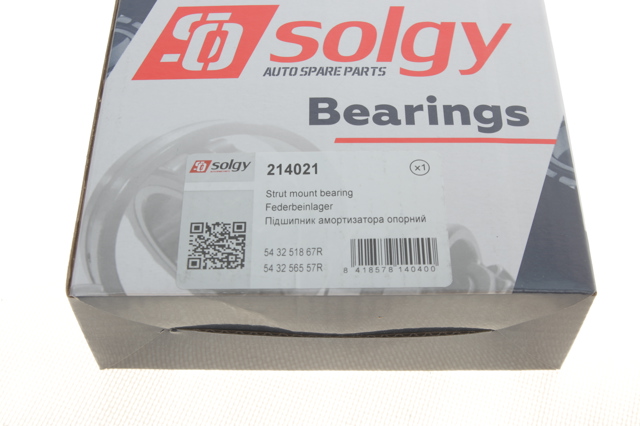 Опорный подшипник амортизатора 214021 Solgy