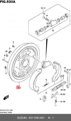 5311081A01000 Suzuki 