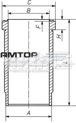 Купить 227WN6701 Mahle Original Гильза поршневая