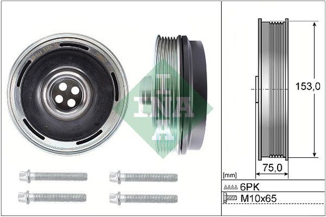 544 0169 20 INA polia de cambota