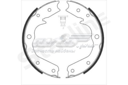 Тормозные колодки стояночного тормоза Starline BC08970 цена, от 24.47 USD