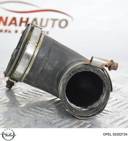 55352734 Opel Патрубок воздушный, выход из компрессора (наддув)