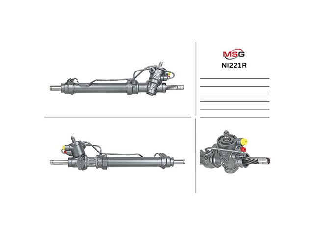 Вал (шток) рулевой рейки MS GROUP NI215RC