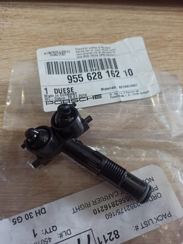 95562816210 Porsche injetor de fluido para lavador da luz dianteira direita