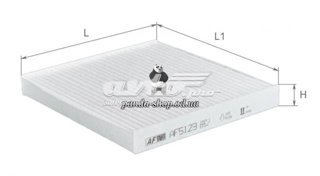 Купить AF5123 Alpha Filter Фильтр салона угольный