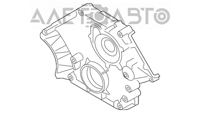 Крышка мотора передняя 11147540943 BMW