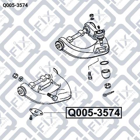 Отбойник рычага переднего верхнего Q-fix Q0053574 цена, от 6.03 USD