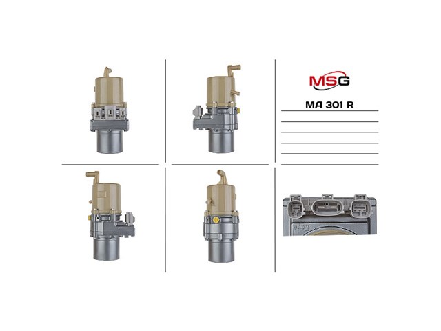 MA301R MSG Rebuilding ГУР руля
