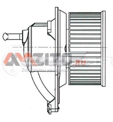 LFh 1509 Luzar caixa de ventilador de forno (de aquecedor de salão, montada)