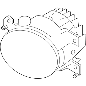 Левая противотуманная фара Nissan/Infiniti 261558990C