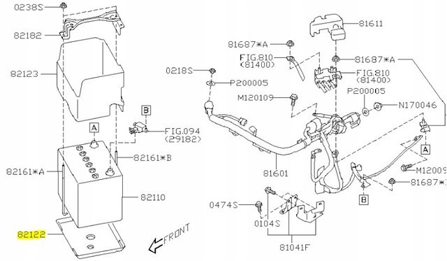  82122AN00A Subaru