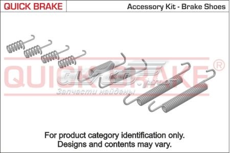 105-0662 Quick Brake kit de montagem das sapatas traseiras de tambor
