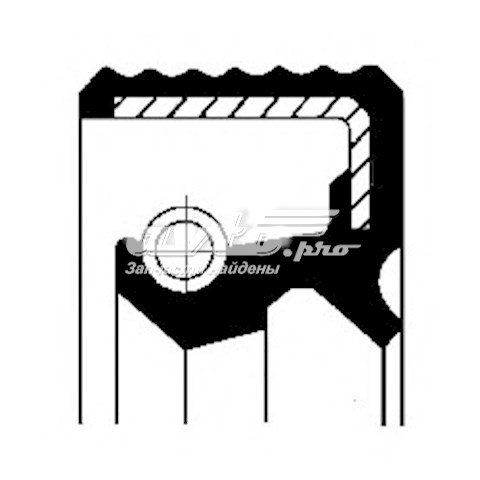 Сальник рулевой рейки/механизма (см. типоразмеры) Corteco 12014151B