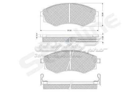 Колодки Starline BDS051 цена, от 15.05 USD