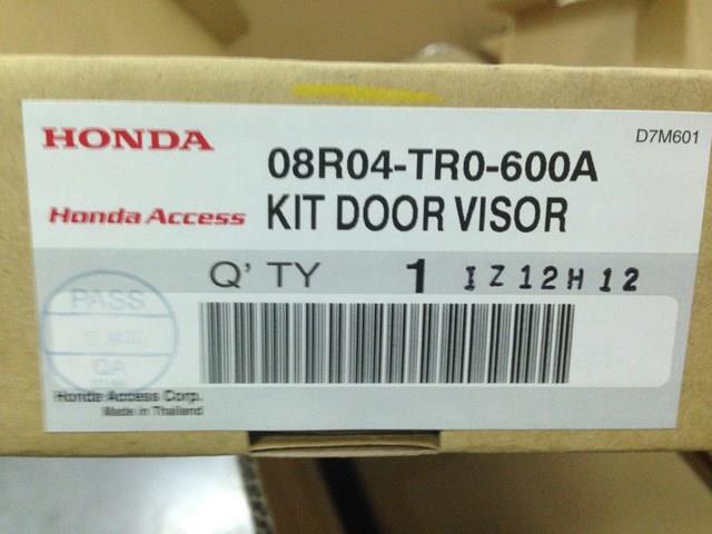 Juego de deflectores de aire de ventanillas, 4 piezas 08R04TR0600A HONDA