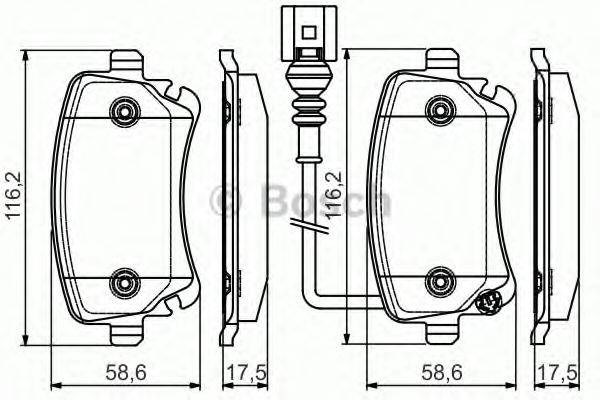 Колодки дисковые  Bosch 986495094 цена, от 22.83 USD