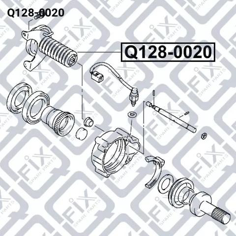 Муфта подключения переднего моста Q-fix Q1280020