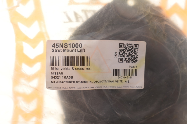 Опора амортизатора переднего левого As Metal 45NS1000 цена, от 21.01 USD
