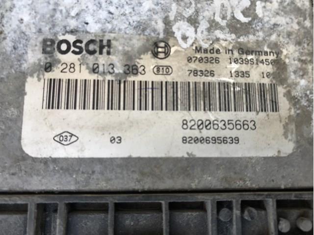 0281013363 Renault (RVI) Мозги двигателя