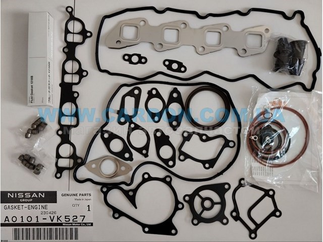 Комплект прокладок A0101VK527 Nissan/Infiniti