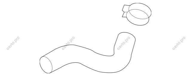 Патрубок системы охлаждения Mazda PY8W1518X