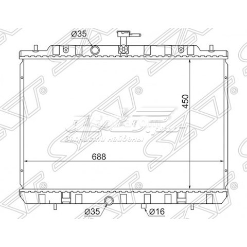 Радиатор NS0007T31 SAT