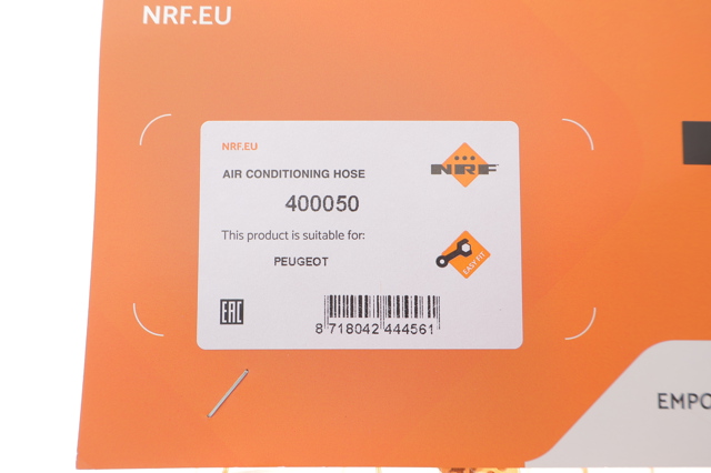 Купить 400050 NRF Шланг кондиционера, от радиатора к испарителю