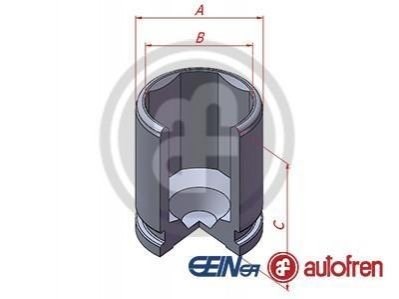 D025543 Autofren pistão de suporte do freio traseiro