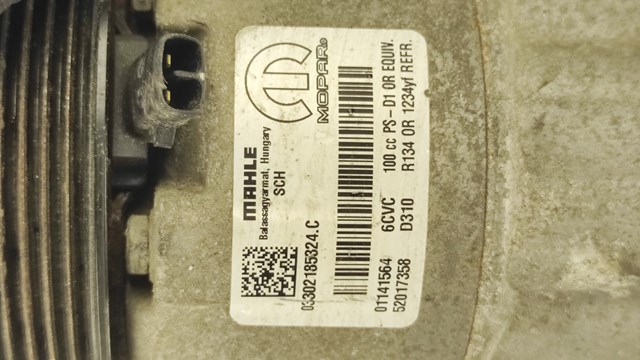 Компрессор кондиционера 52017358 Fiat/Alfa/Lancia