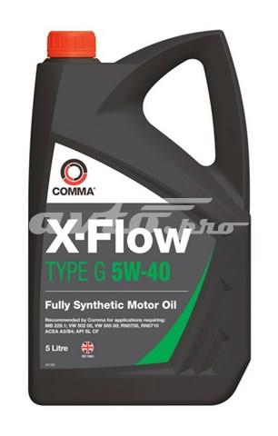 Масло моторное COMMA XFLOWG5W40SYNT5L