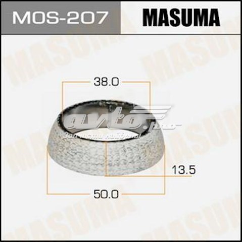 MOS207 Masuma Прокладка монтажная, глушителя
