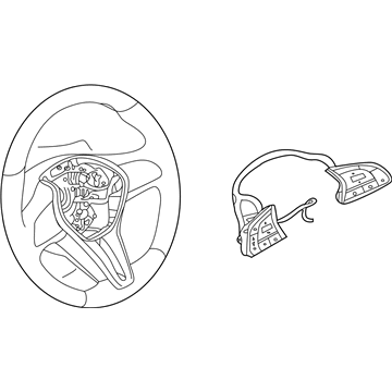 484305NA2A Nissan/Infiniti Колесо рулевое