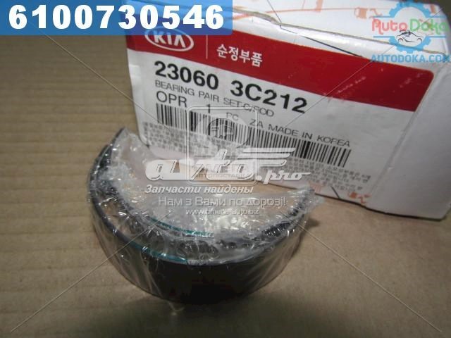 230603C212 Hyundai/Kia folhas inseridas de cambota de biela, kit, padrão (std)