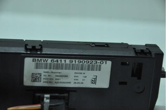 64119190923 BMW блок управления режимами отопления/кондиционирования