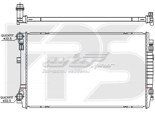 Радиатор охлаждения двигателя FPS FP64A10 цена, от 70.46 USD