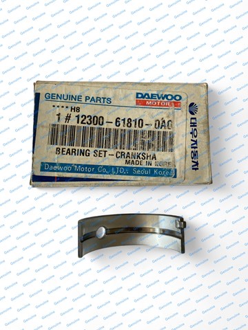 Вкладыши коленвала коренные, комплект, стандарт (STD) 12300618100A0 General Motors