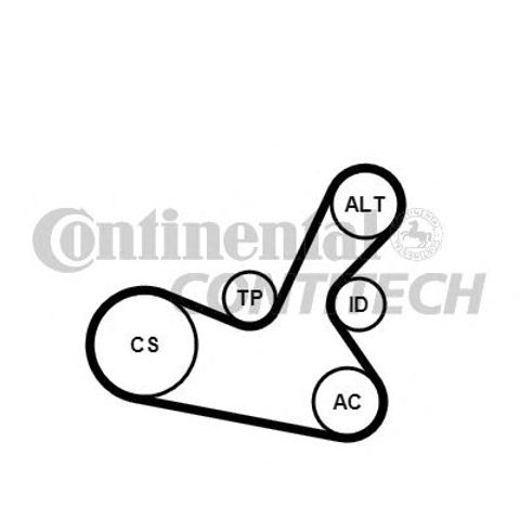 5PK1300K1 Continental/Siemens correia dos conjuntos de transmissão, kit