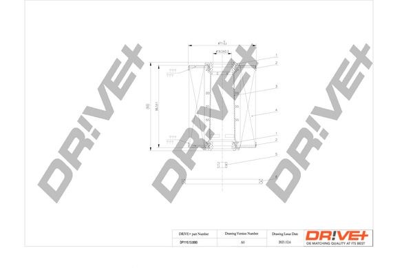 DP1110.13.0093 Dr!ve+ filtro de combustível