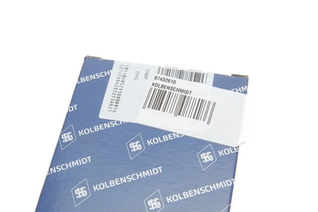 87432610 Kolbenschmidt Вкладыши коленвала шатунные комплект 1-й ремонт