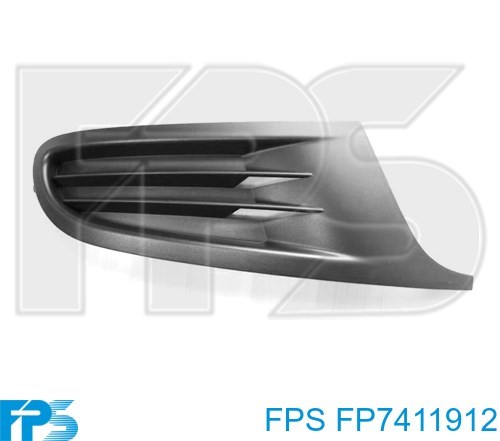 Заглушка (решетка) противотуманных фар бампера переднего правая FP7411912 FPS