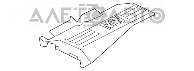 Крышка мотора декоративная 11127524708 BMW