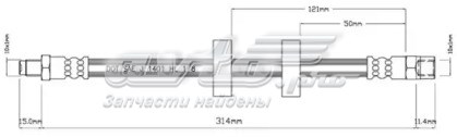 Шланг тормозной VBH387 MOTAQUIP