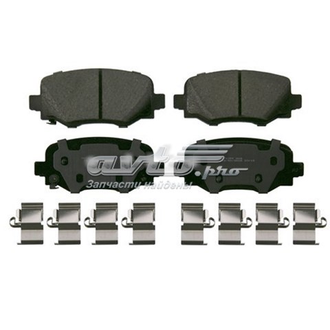 Купить ZD1809 Wagner Колодки тормозные задние, дисковые
